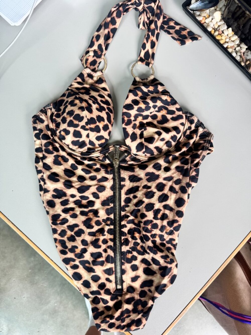 Honey Birdette Vegas Leopard One Piece Swimsuit - Picture 2 of 4